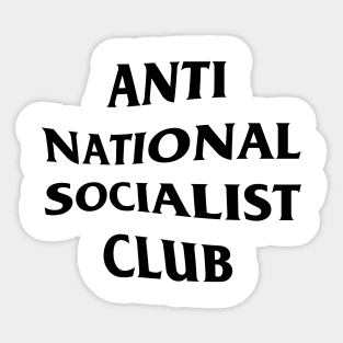 Anti Nazi Club Sticker
